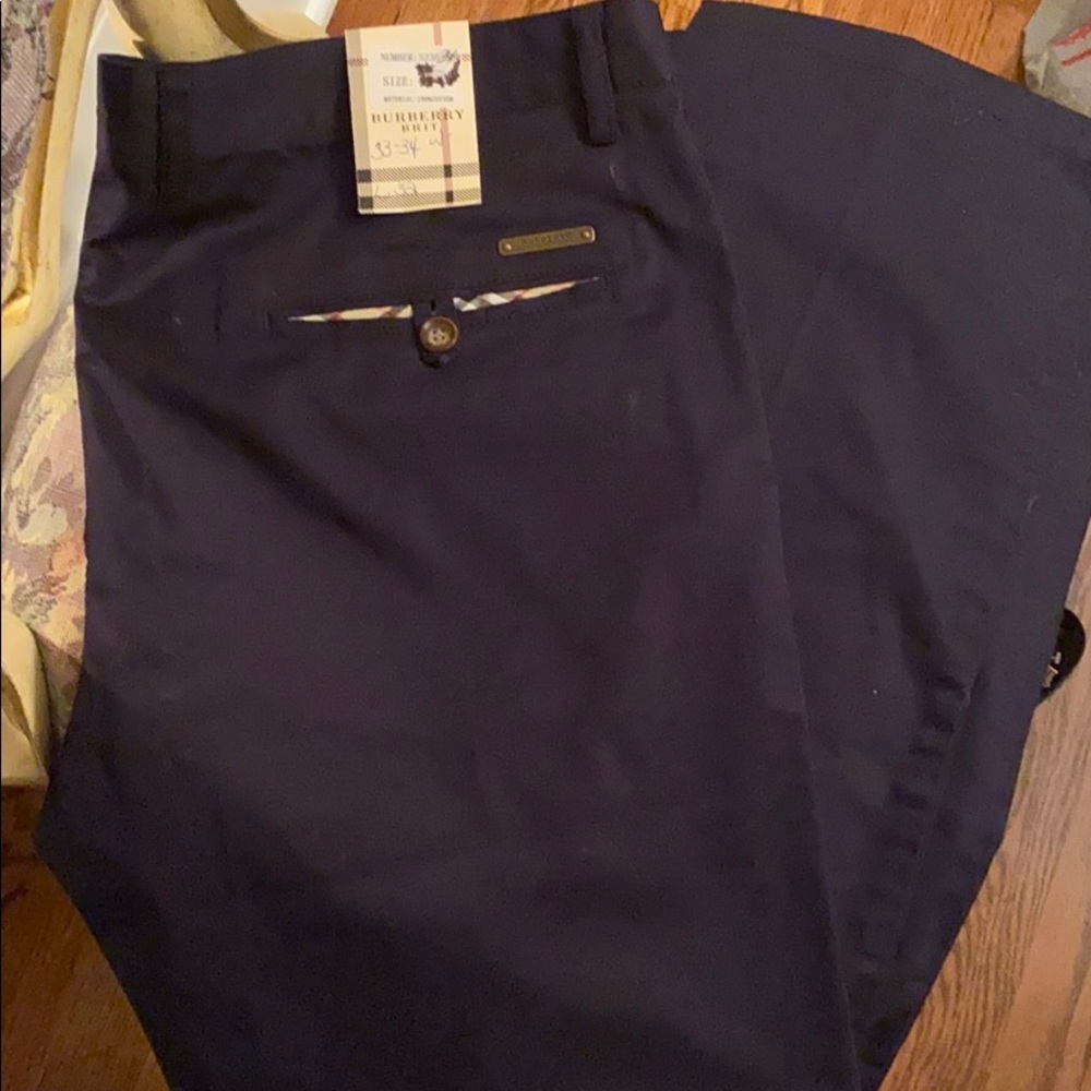 Burberry Mens Pants - New With Tags